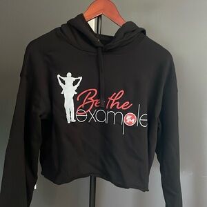 E2M Cropped Hoodie, size small